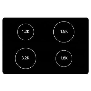 Viking 5 Series 30 in. 4-Burner Electric Cooktop with Power Burner - Stainless Steel, , hires