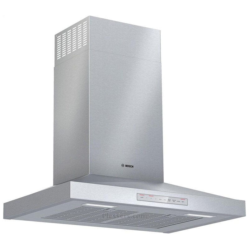 Bosch 500 Series 30 in. Smart Convertible Chimney Style Range Hood with 600 CFM, 4 Fan Speeds & 2 LED Lights - Stainless Steel, , hires