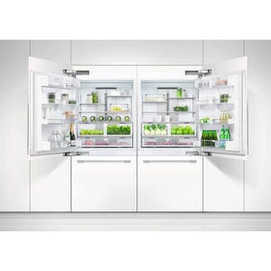 Fisher & Paykel Series 7 Integrated 36 in. Built-In 16.8 cu. ft. Smart Counter Depth Bottom Freezer Refrigerator with Ice Maker Left Hinged - Custom Panel Ready, , hires