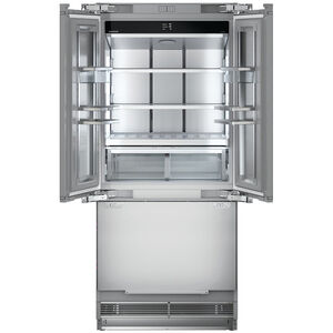 Liebherr 36 in. 18 cu. ft. Built-In Smart Counter Depth French Door Refrigerator with Internal Water Dispenser - Custom Panel Ready, , hires