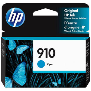 HP910 Series Cyan Ink Cartridge, , hires