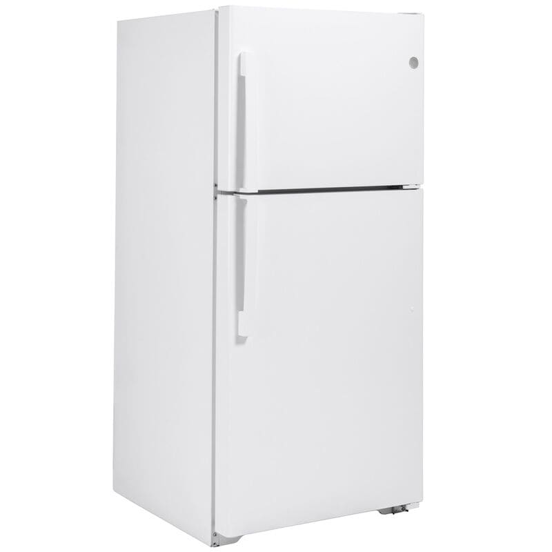 GE 30 in. 19.2 cu. ft. Top Freezer Refrigerator - White, White, hires