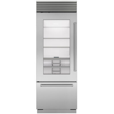 Sub-Zero Classic Series 30 in. Built-In 17.0 cu. ft. Smart Bottom Freezer Refrigerator - Stainless Steel | CL3050UGSPL