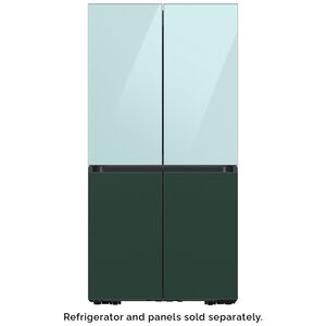 Samsung BESPOKE 4-Door Flex Top Panel for Refrigerators - Morning Blue Glass, , hires