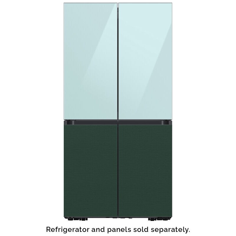 Samsung BESPOKE 4-Door Flex Top Panel for Refrigerators - Morning Blue Glass, , hires