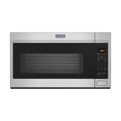 Maytag 30" 1.9 Cu. Ft. Over-the-Range Microwave with 10 Power Levels, 400 CFM & Sensor Cooking Controls - Fingerprint Resistant Stainless Steel | MMV4207JZ