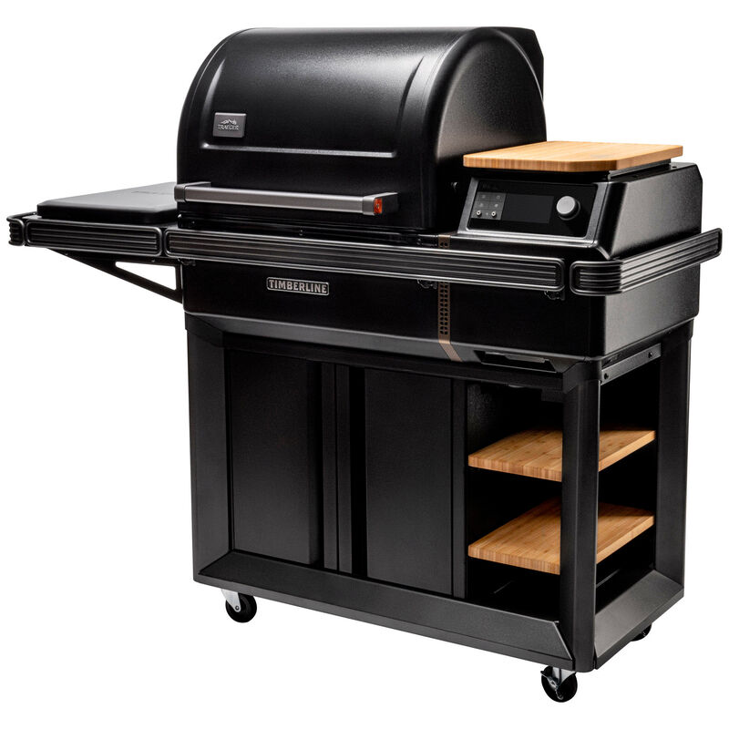 Traeger Timberline Wood Pellets Grill with Side Burner - Black, , hires
