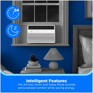 Midea 24,000 BTU 230V Energy Star Window Air Conditioner with Inverter, 3 Fan Speeds, Sleep Mode & Remote Control White, , hires
