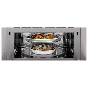 GE Profile Series 30" 1.7 Cu. Ft. Electric Wall Oven with Standard Convection & Self Clean - Fingerprint resistant Black Stainless, Fingerprint resistant Black Stainless, hires
