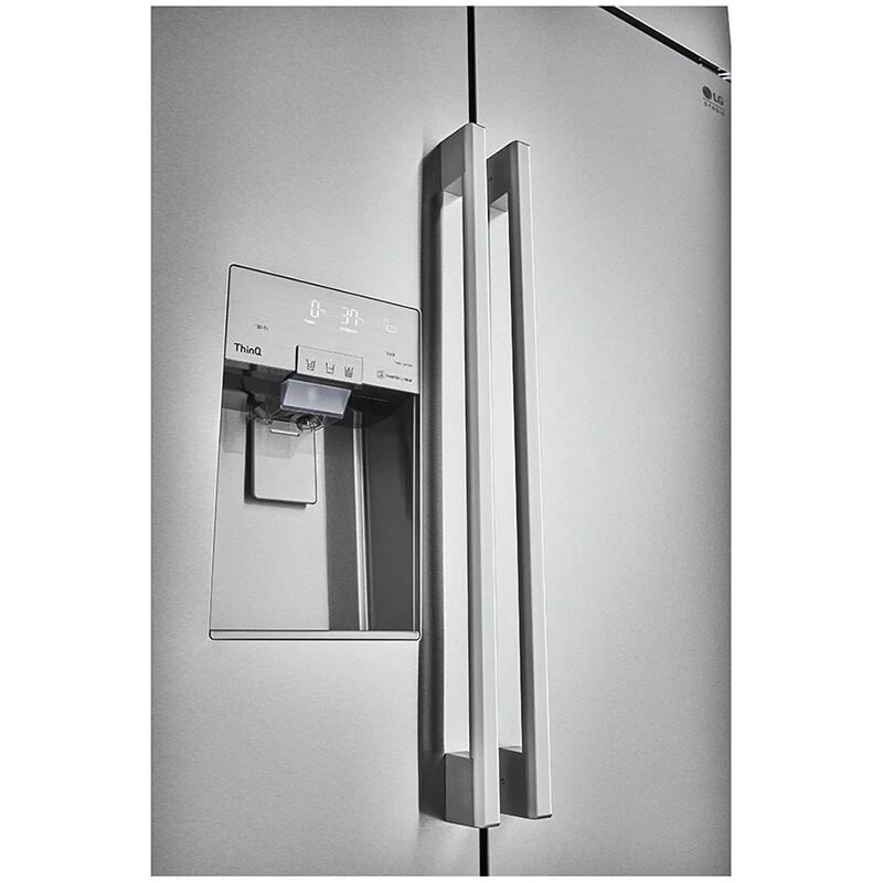 LG Studio 42 in. 25.6 cu. ft. Built-In Smart Counter Depth Side by Side Refrigerator with Ice & Water Dispenser - Stainless Steel, , hires