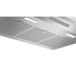 Thermador Masterpiece Series 36 in. Smart Pyramid Chimney Style Range Hood with 4 Speed Settings, 600 CFM, Convertible Venting & 2 LED Lights - Stainless Steel, , hires