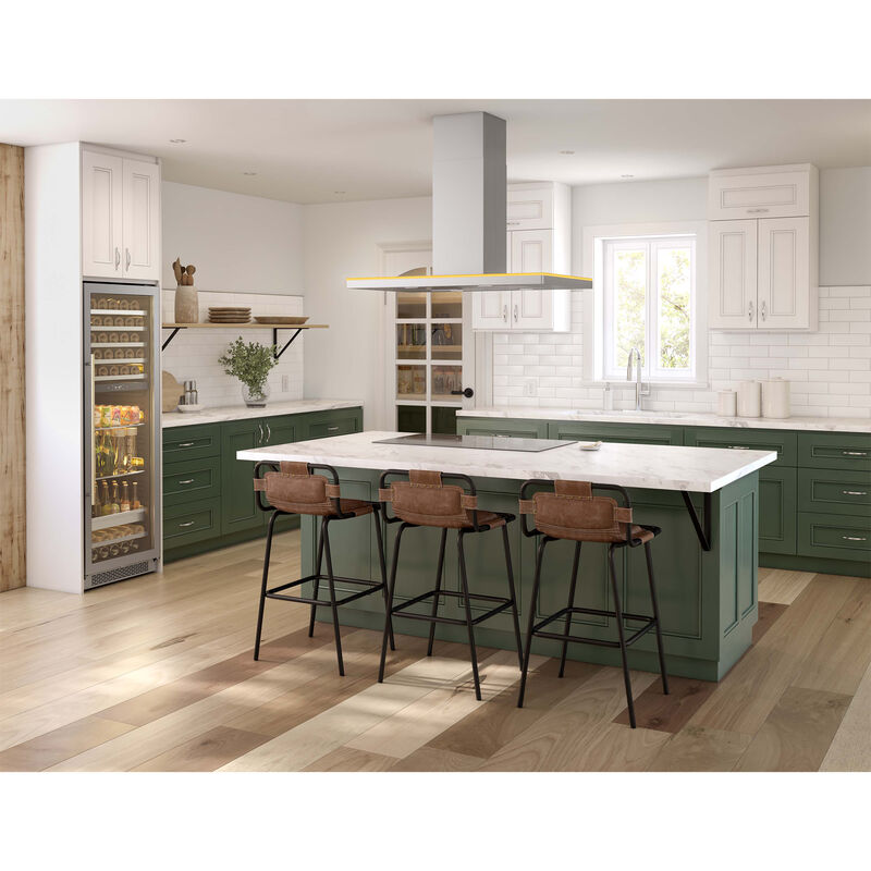 Zephyr Luce Series 42 in. Convertible Chimney Style Range Hood with 600 CFM, 5 Fan Speeds & 4 LED Lights - Stainless Steel, , hires