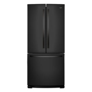 Whirlpool 30 in. 19.68 cu. ft. French Door Refrigerator - Black, Black, hires