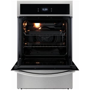 Frigidaire Gallery 24 in. 2.8 cu. ft. Steam Gas Single Wall Oven with True European Convection - Stainless Steel, , hires