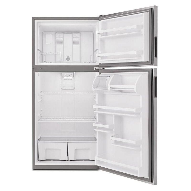 Amana 30 in. 18.2 cu. ft. Top Freezer Refrigerator - Monochromatic Stainless Steel, , hires