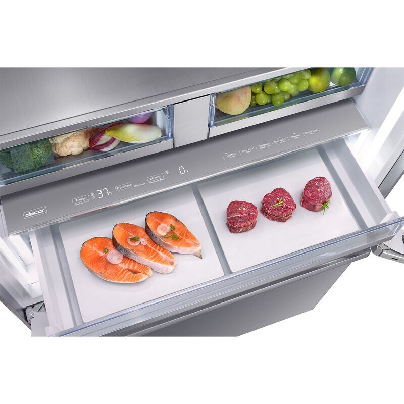 Dacor 36 in. 21.3 cu. ft. Built-In Smart Counter Depth French Door Refrigerator with Internal Water Dispenser - Custom Panel Ready, , hires