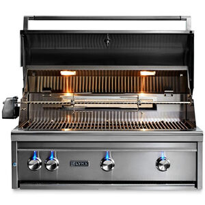Lynx Professional 36 in. 3-Burner Built-In Natural Gas Grill with Rotisserie & Smoker Box - Stainless Steel, , hires