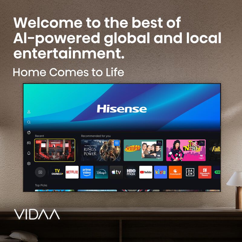 Hisense - 65" Class U6 Pro Series LCD 4K UHD Smart VIDAA TV, , hires