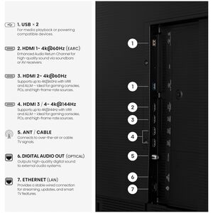 Hisense - 85" Class S7 Series QLED 4K UHD Smart Google TV, , hires