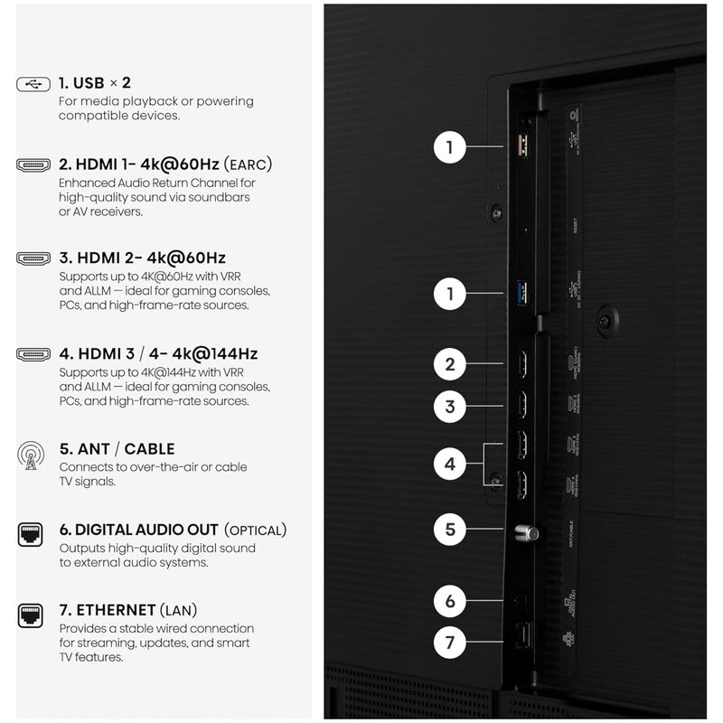 Hisense - 85" Class S7 Series QLED 4K UHD Smart Google TV, , hires