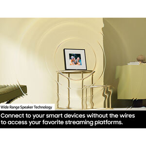 Samsung Music Frame Dolby ATMOS Bluetooth & Wi-Fi Home Speaker - Black, , hires