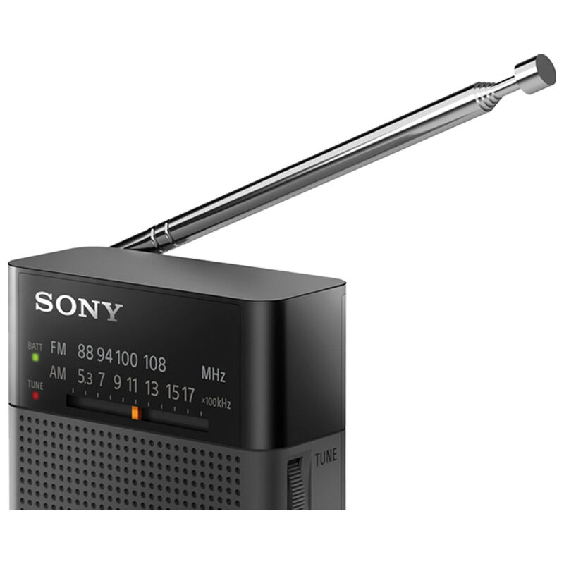 Sony Portable AM/FM Radio - Black, , hires