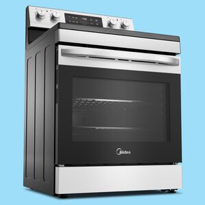 Midea 30 in. 6.3 cu. ft. Electric Range with Radiant Burners - Stainless Steel, Stainless Steel, hires