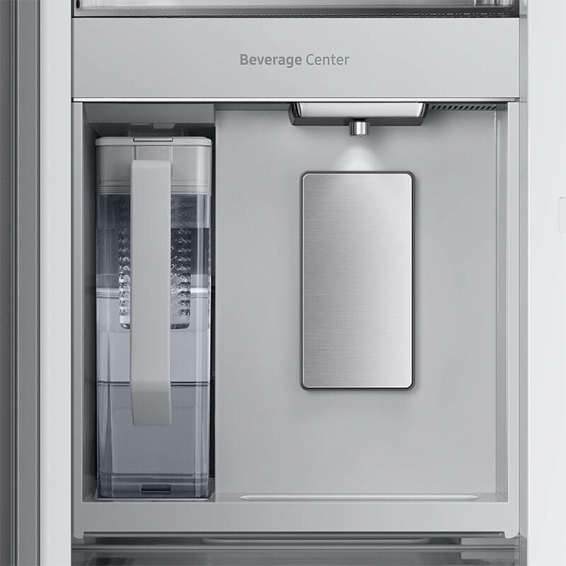 Samsung Bespoke 36 in. 30.1 cu. ft. Smart French Door Refrigerator with Internal Water Dispenser - Stainless Steel, Stainless Steel, hires