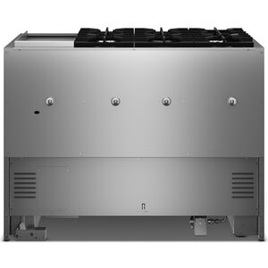 KitchenAid Commercial-Style 48 in. 6.3 cu. ft. Air-Fry True European Convection Double Oven Dual Fuel Range with 6 Sealed Burners & Griddle - Juniper, , hires