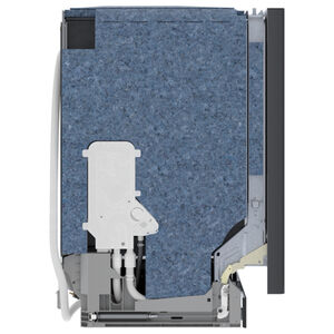 Bosch 800 Series 24 in. Top Control Smart Dishwasher with 42 dBa Sound Level, 3rd-Rack, CrystalDry & Pocket - Black Stainless, Black Stainless, hires