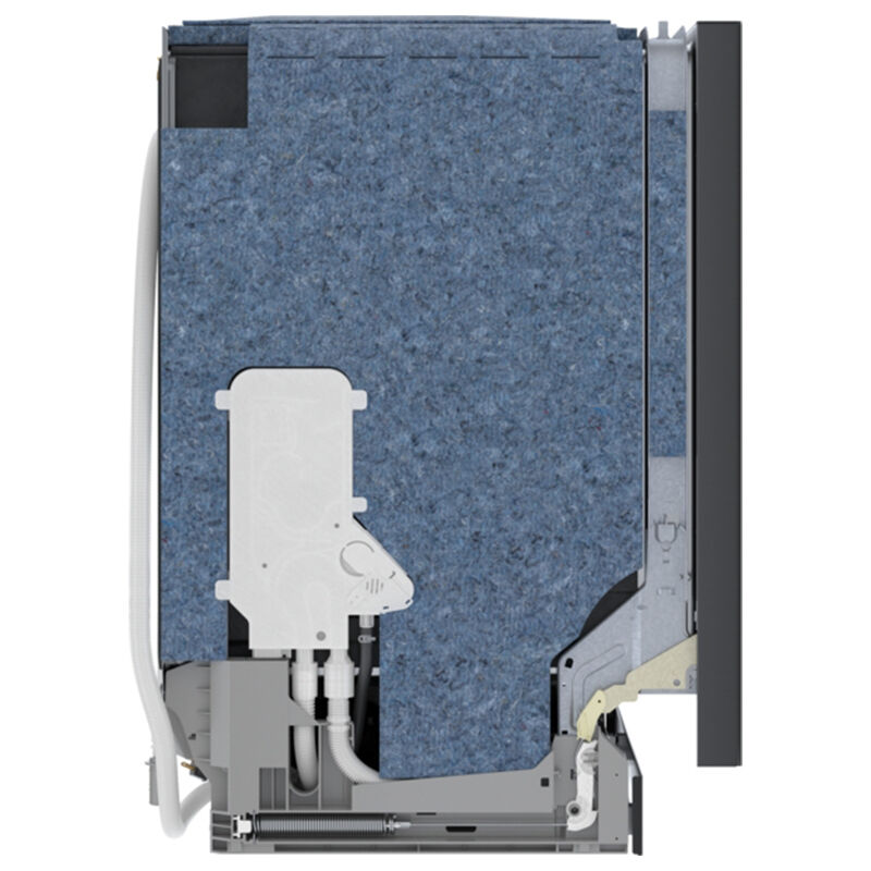 Bosch 800 Series 24 in. Top Control Smart Dishwasher with 42 dBa Sound Level, 3rd-Rack, CrystalDry & Pocket - Black Stainless, Black Stainless, hires