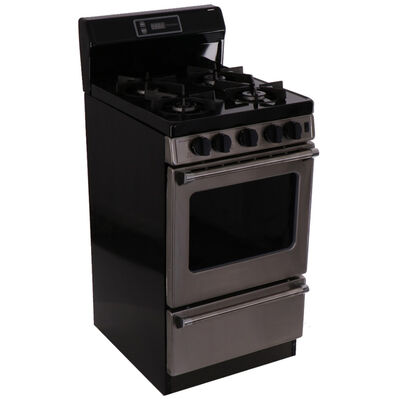 Premier Pro Series 20 in. 2.4 cu. ft. Oven Freestanding Gas Range with 4 Sealed Burners - Stainless Steel | P20S3502PS