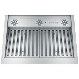 GE 30 in. Standard Style Range Hood with 4 Speed Settings & 3 LED Light - Stainless Steel, , hires