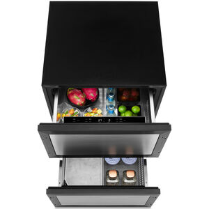 JennAir 24 in. 4.7 cu. ft. Double Refrigerator & Freezer Drawer - Custom Panel Ready, , hires