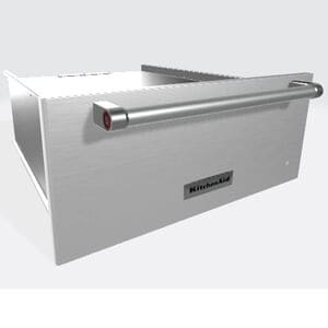 KitchenAid 24 in. 1.1 cu. ft. Warming Drawer with Humidity Control - Stainless Steel, , hires