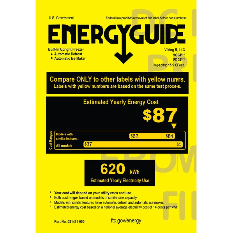 Viking 5 Series 30 in. 15.9 cu. ft. Built-in Triple-Drawers Upright Freezer with Ice-Maker & Adjustable Shelves - Stainless Steel, , hires