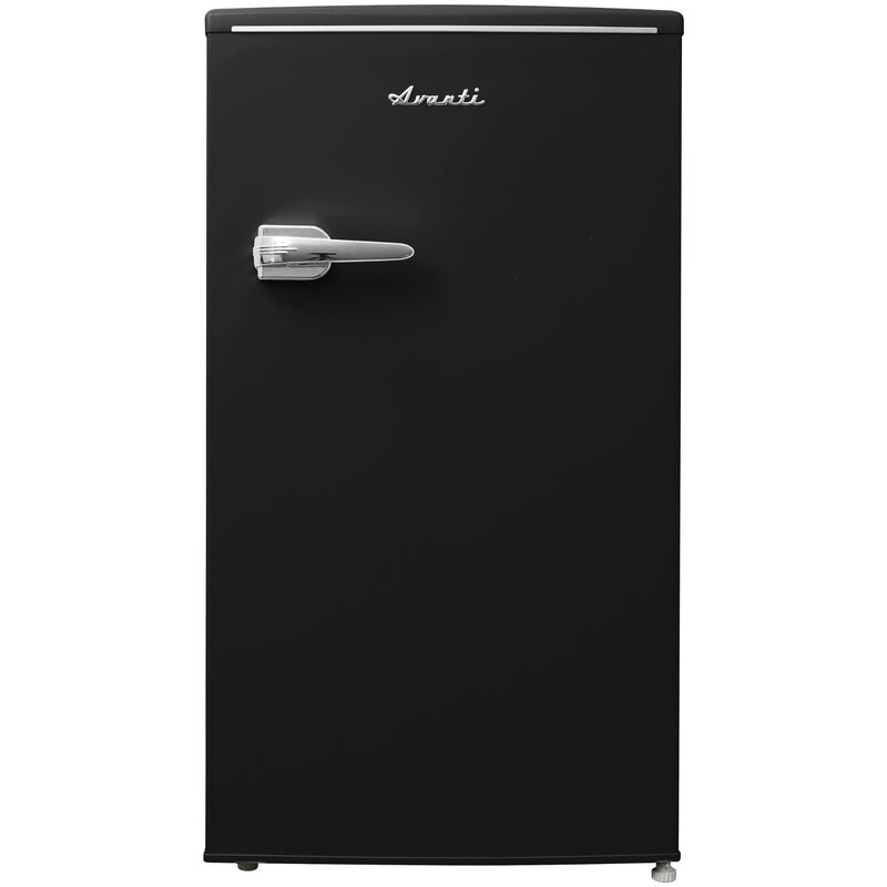 Avanti 18 in. 3.1 cu. ft. Mini Fridge with Freezer Compartment - Black, Black, hires