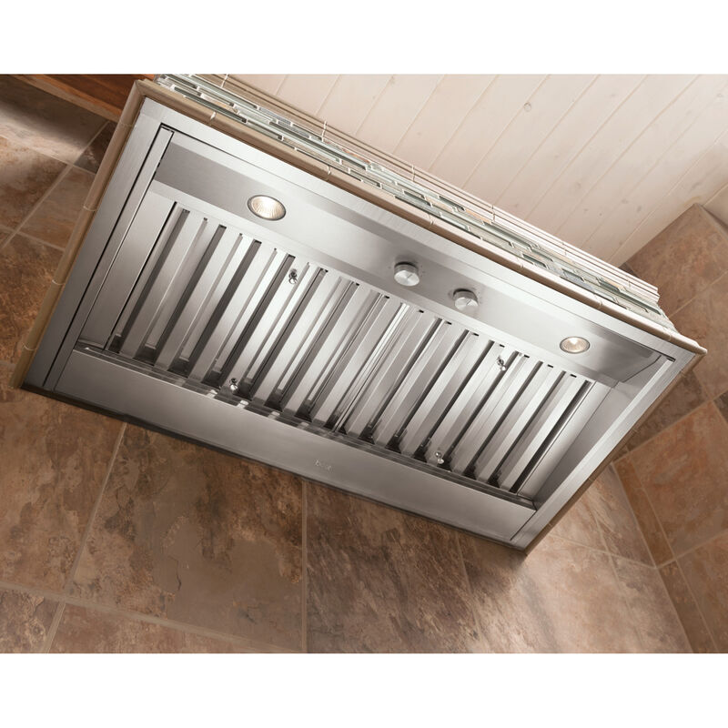 Best 60inch Cabinet Insert Range Hood with 1200 CFM Internal Blower -  Stainless Steel