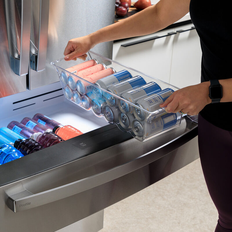 GE Profile 36 in. 28.7 cu. ft. Smart 4-Door French Door Refrigerator with Internal Water Dispenser - Fingerprint Resistant Stainless, , hires