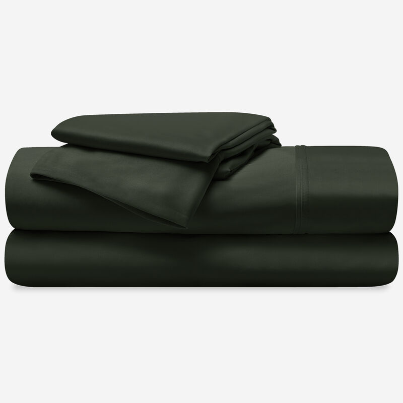 BEDGEAR Dri-Tec King / Cal King Size Sheet Set (Ideal for Adj. Bases) - Forest Green, , hires