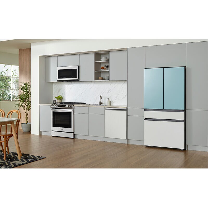 Samsung 24 in. Top Control Smart Dishwasher with 42 dBa Sound Level, 3rd-Rack, Ventilation Drying System & Pocket - Black Stainless, Black Stainless, hires