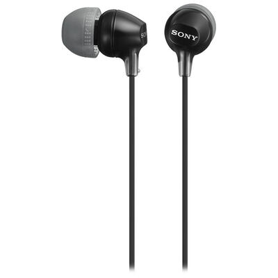 Sony Wired In-Ear Headphones - Black | MDREX15LP/B