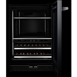 JennAir Rise Series 24 in. 5.0 cu. ft. Built-In Beverage Center with Fixed Shelves & Digital Control - Stainless Steel, , hires