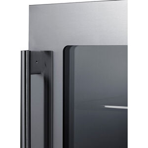 Summit 24 in. Built-In/Freestanding 3.5 cu. ft. Compact Beverage Center with Adjustable Shelves & Digital Control - Stainless Steel, , hires
