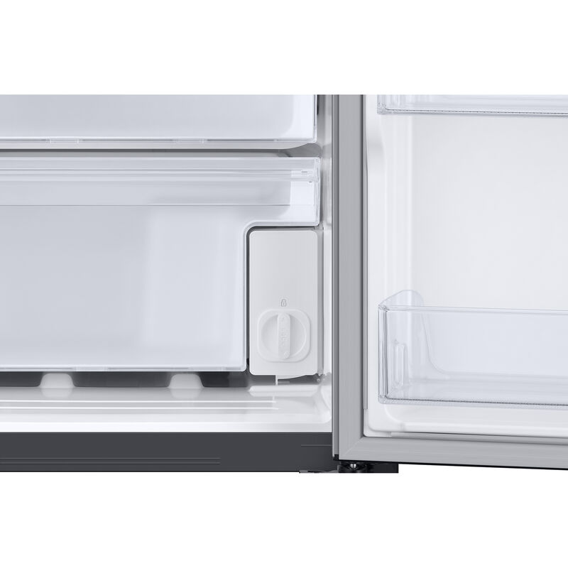 Samsung 36 in. 27.4 cu. ft. Side-by-Side Refrigerator with Ice & Water Dispenser - Stainless Steel, Stainless Steel, hires