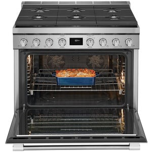 Frigidaire Professional 36 in. 4.4 cu. ft. Dual Convection Dual Fuel Range with 6 Sealed Burners - Stainless Steel, , hires