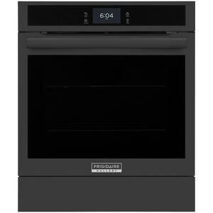 Frigidaire Gallery 24 in. 2.8 cu. ft. Electric Wall Oven with True European Convection & Self Clean - Black, , hires