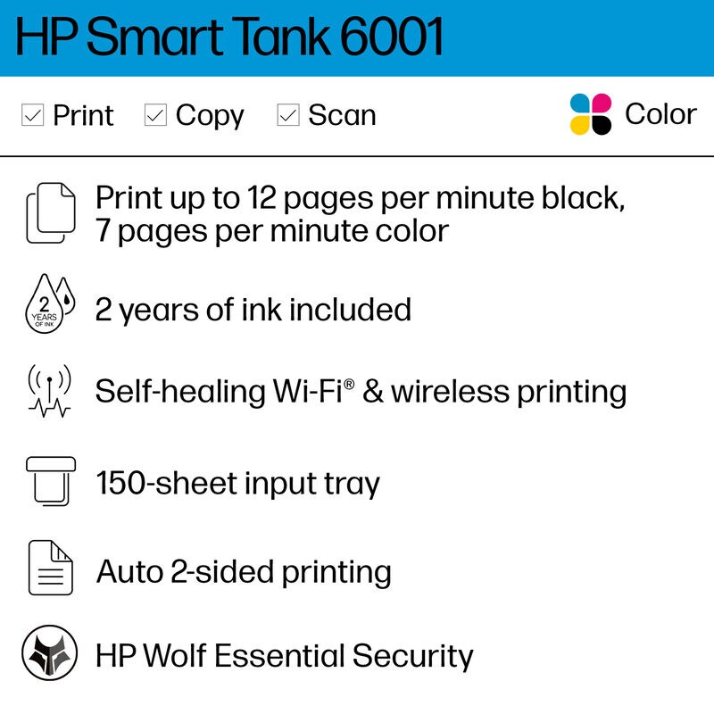 HP Smart Tank 6001 All-in-One, , hires