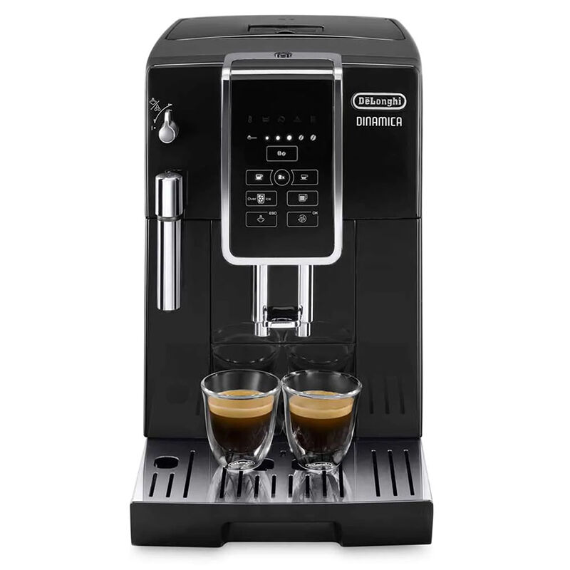 De Longhi Dinamica Automatic Coffee & Espresso Machine with Iced Coffee +  Manual Milk Frother