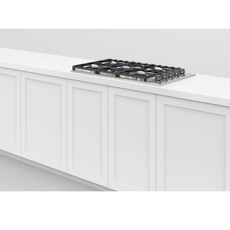 Fisher & Paykel Series 7 36 in. 5-Burner Natural Gas Cooktop with Simmer Burner & Power Burner - Stainless Steel, , hires